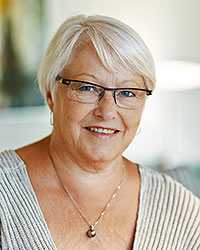 Brita Lauridsen. Managing director and founder of the company.